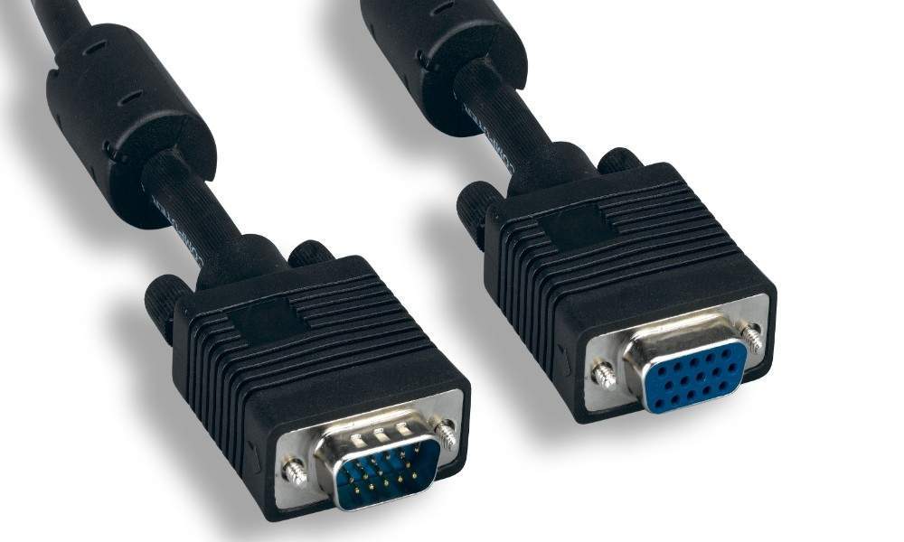 VGA HD15-Male Extension Cable