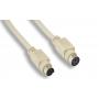 25FT KEYBOARD MOUSE EXTENSION CABLE MiniDIN6 Male to Female PS2 PS2