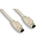 50FT KEYBOARD-MOUSE CABLE MINIDIN6 Male Male PS2