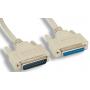 6FT DB25M to DB25F Straight Cable