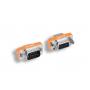 NULL MODEM ADAPTER DB9 Male to Female Slimline
