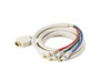HDTV 3-RCA TRIPLE SHIELDED COMPONENT BREAKOUT CABLE 12FT