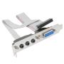 SOUND PORT DB15F PORT To IDC26 Slot Cover