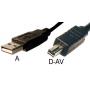 VIVITAR 60317 USB CAMERA CABLE TYPE A to 4 PIN D-11