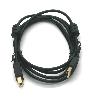 USB 2.0 Cable 6FT Ferrites Black