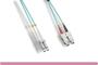 10Gb Duplex Multimode 50 125 OM4 Fiber Optic Patch Cable LC-SC Aqua 1M